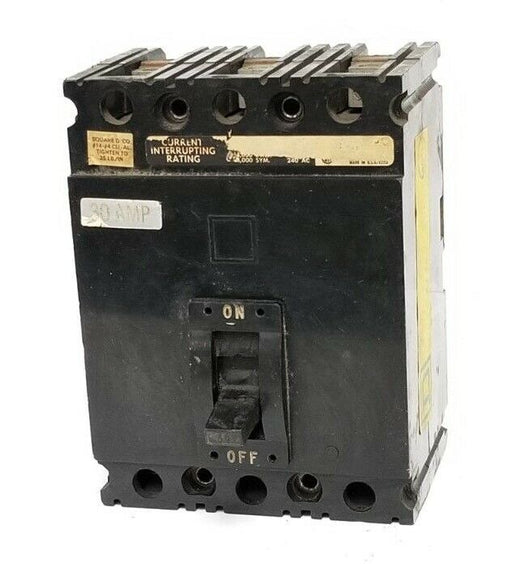 SQUARE D FAL-36030 CIRCUIT BREAKER W/ LUGS 30A 3P 600VAC 42362 FAL36030