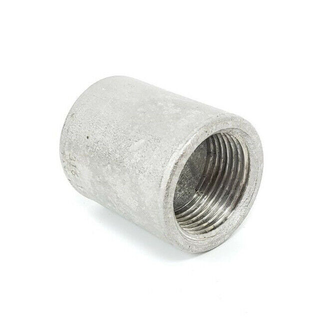 LOT OF 3 NEW GENERIC 316-150#-3/4 COUPLINGS, 316 STAINLESS STEEL, 150#, 3/4"