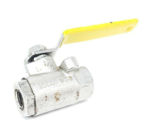 APOLLO 2000 WOG BALL VALVE, 316 STAINLESS STEEL, 1/4"