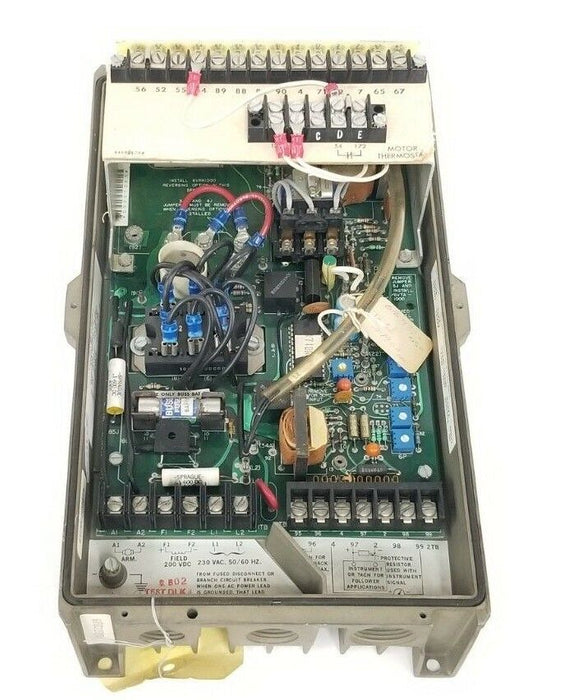 REPAIRED GE 6VFW2200 STATOTROL II DRIVE 6VFWC2200A4 6VRC2001A2 193X643AFG224 2HP