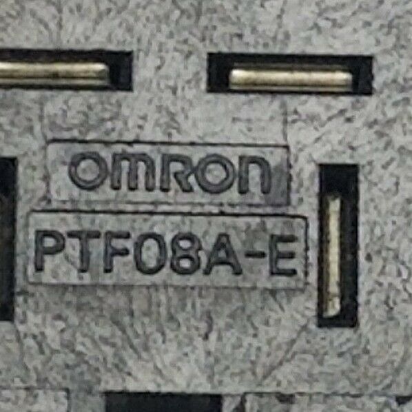 OMRON PTF08A-E SOCKET RELAY BASE PTF08AE