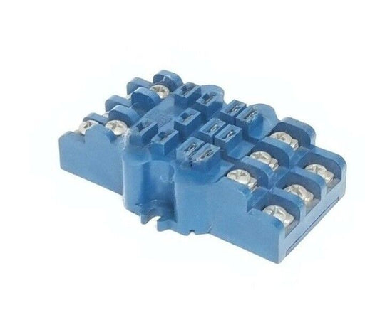 AMF POTTER & BRUMFIELD YKUB RELAY SOCKET 10AMP 300V 11POSITION BLUE