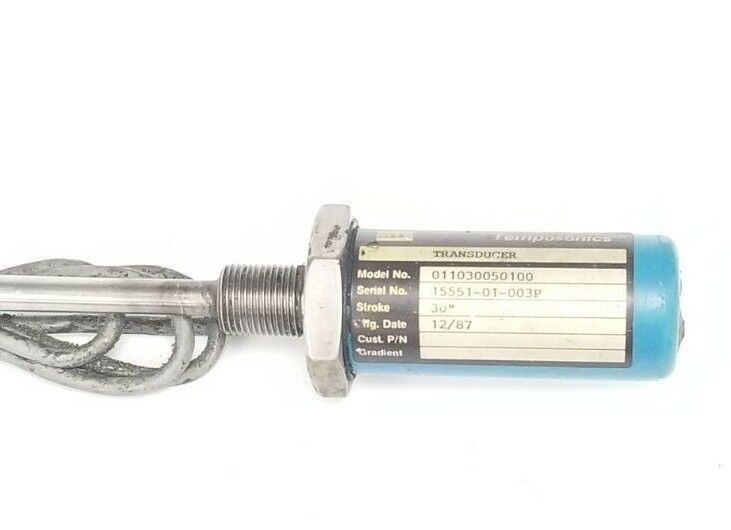 MTS TEMPOSONICS MODEL: 011030050100 TRANSDUCER 30'' STROKE 36'' IN. ROD 40-5/8''