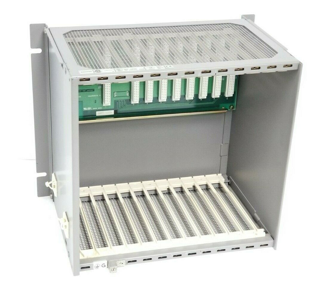 TI / SIEMENS 505-6508 PLC MOUNTING RACK 8-SLOT 2586436-0001 (C) 2586435-0001 (D)
