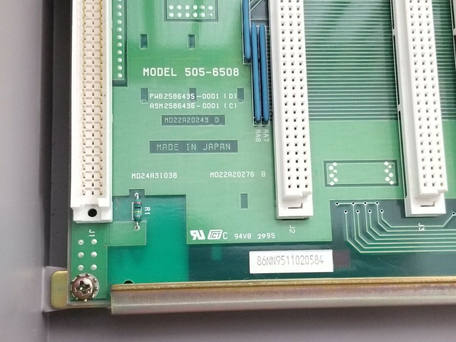 TI / SIEMENS 505-6508 PLC MOUNTING RACK 8-SLOT 2586436-0001 (C) 2586435-0001 (D)