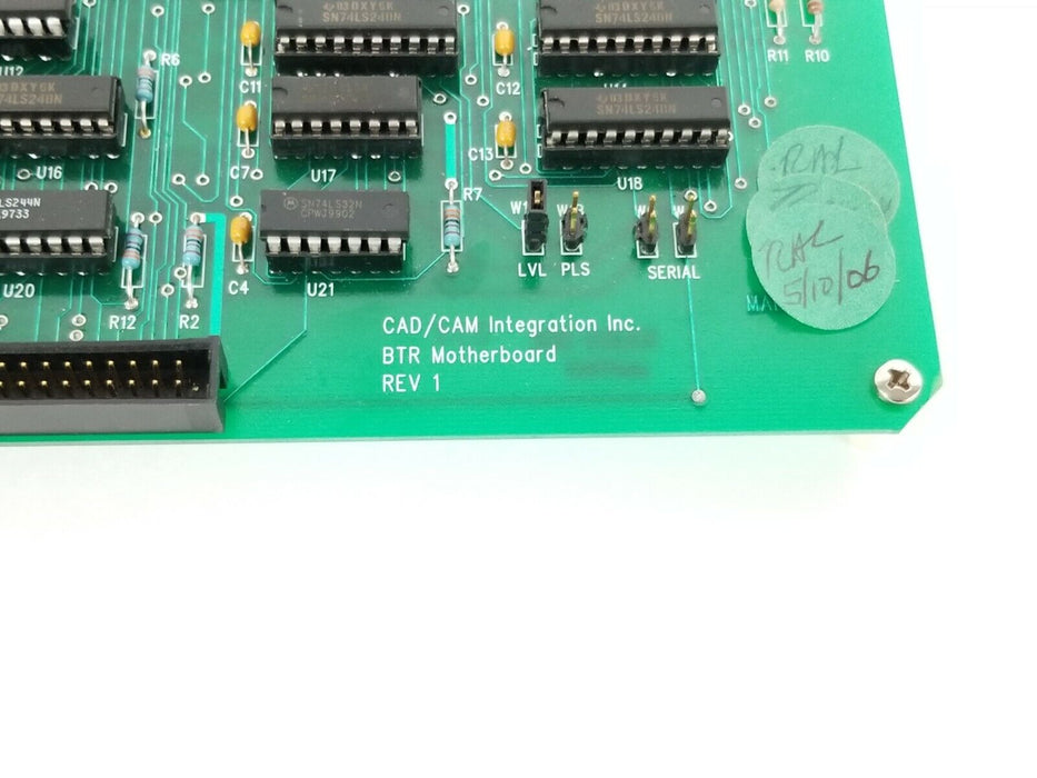 CAD / CAM INTEGRATION INC. BTR MOTHERBOARD REV. 1 pds971203 FT-BTR