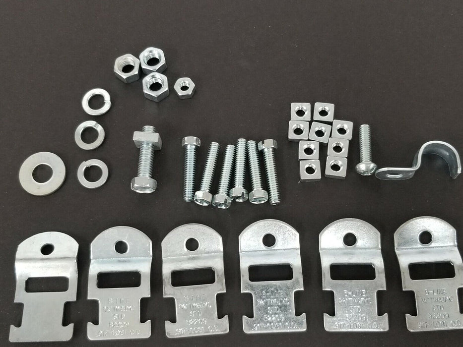 LOT OF 9 NEW COOPER B-LINE B2209 CONDUIT STRAP CLAMPS 3/4'' TW&IMC .917-1.081 OD