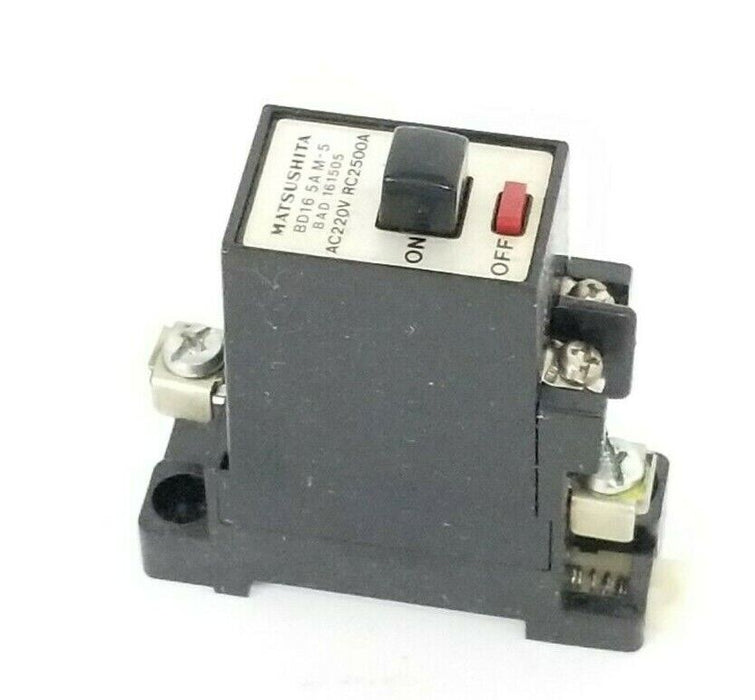 MATSUSHITA BAD-161505 CIRCUIT BREAKER BD16 5AM-5 AC220V RC2500A