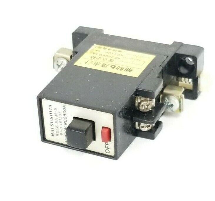 MATSUSHITA BAD-161505 CIRCUIT BREAKER BD16 5AM-5 AC220V RC2500A
