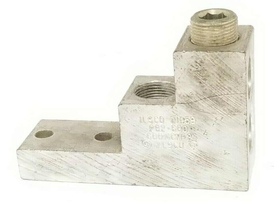ILSCO D1459 TERMINAL LUG CONNECTOR 600MCM-2 CU-AL PB2-600