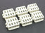 LOT OF 6 NEW GENERIC ART.-NR. 5611 CERAMIC TERMINAL BLOCKS 500V 4mm2