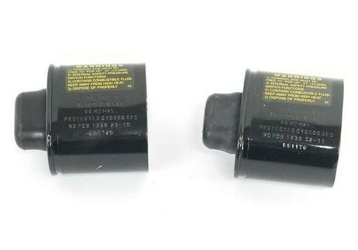 LOT OF 2 NEW BODINE 494-00034 CAPACITORS, 15MFD, 370VAC,  66HZ, 49400034