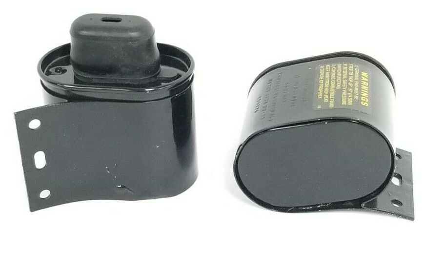 LOT OF 2 NEW BODINE 494-00034 CAPACITORS, 15MFD, 370VAC,  66HZ, 49400034