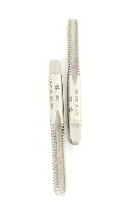 LOT OF 2 NEW USA TAP 1/4-20-NC-GH3-HSS PLUG HAND TAPS