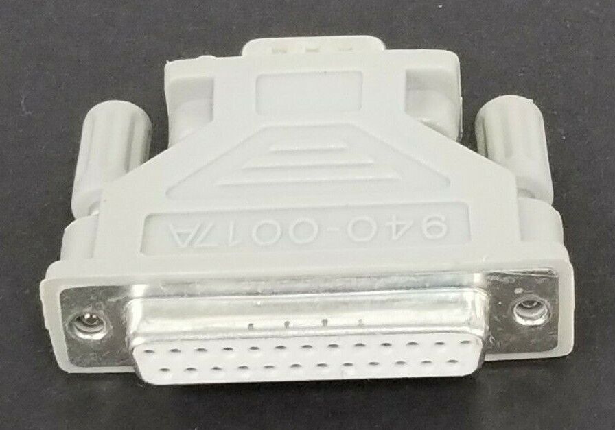 SCHNEIDER ELECTRIC 940-0017A GREY ADAPTOR DB9-M TO DB25-F W/ 110308A PLUG