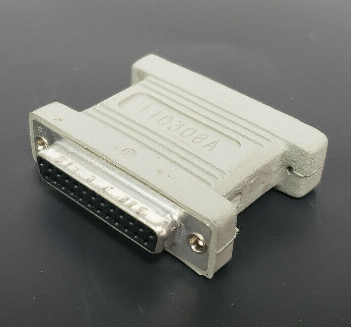 SCHNEIDER ELECTRIC 940-0017A GREY ADAPTOR DB9-M TO DB25-F W/ 110308A PLUG