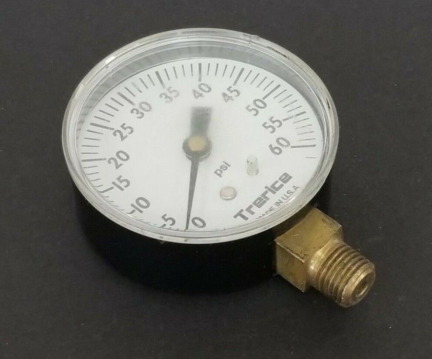 TRERICE 9185-03 GAUGE 0-60 PSI 2-3/4'' DIAL 1/2'' NPT