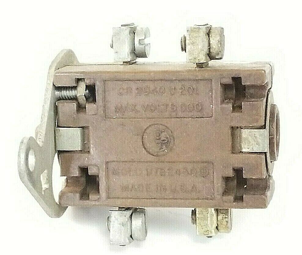 GENERAL ELECTRIC CR2940U201 PUSH BUTTON CONTACT BLOCK, 600VAC