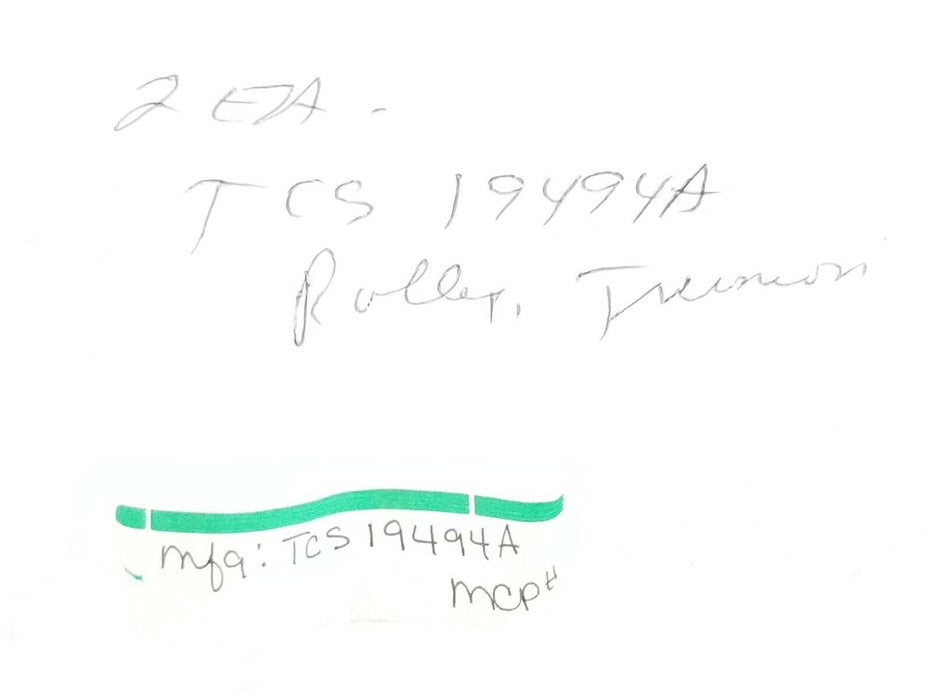 LOT OF 2 GENERIC TCS 19494A PULLEYS