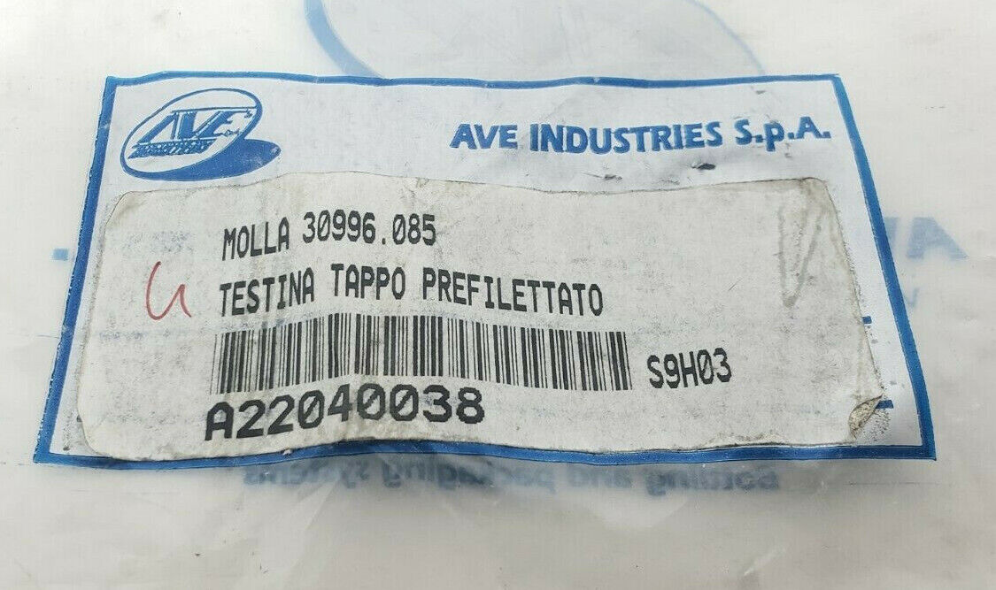 LOT OF 4 AVE INDUSTRIES MOLLA 30996.085 SPRINGS 5-1/2'' L X 3/4'' W, A22040038