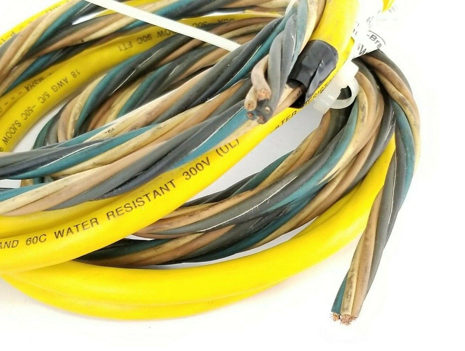 LOT OF 2 ALLEN BRADLEY 889R-F5WERM-20F PATCHCORDS SER. A 4A 250V 889RF5WERM20F