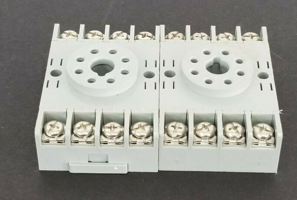 LOT OF 2 NEW SQUARE D 8501-NR51 RELAY SOCKETS 8501NR51, SER. A