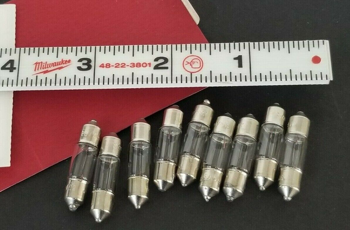 LOT OF 9 NEW DORNIER 380411 BULBS, 186-06673, SL-24V3WS7380411, 30V, 3W