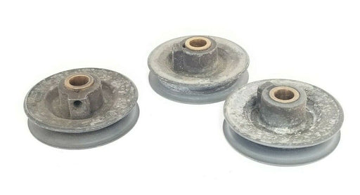 LOT OF 3 CONGRESS DRIVES 3'' IN. PULLEYS 1/2'' IN. BORE 3'' IN. OD