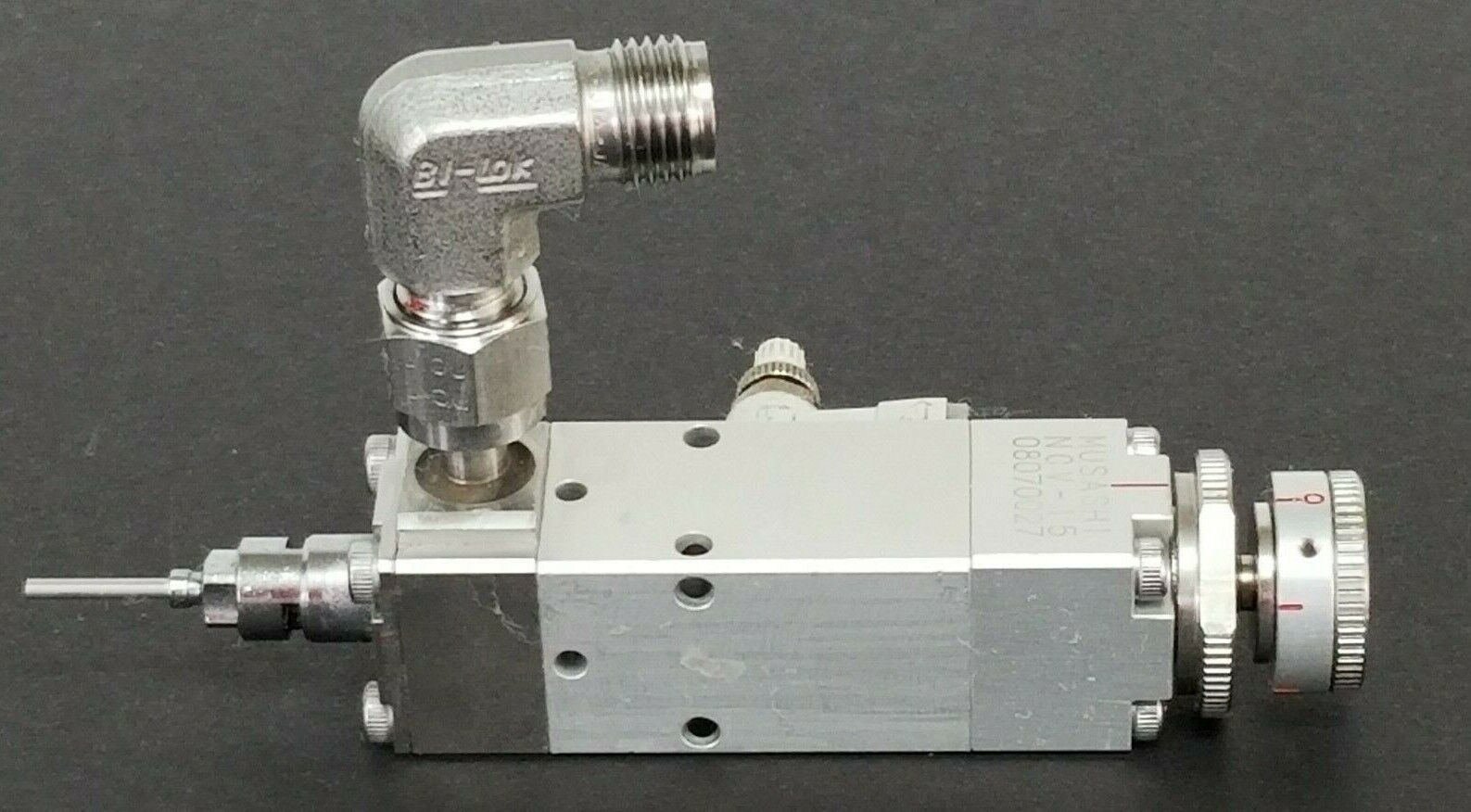MUSASHI NCV-15 PNEUMATIC NEEDLE CONTROL DISPENSE VALVE 08070027 NCV15