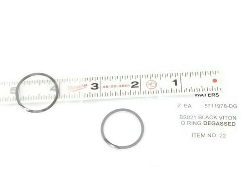 LOT OF 2 NEW WATERS 5711978-DG BLACK VITON O-RINGS BS021