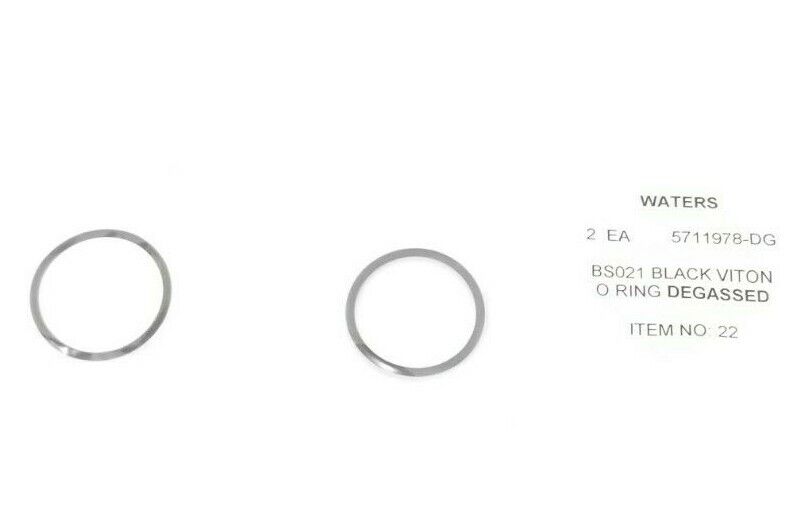 LOT OF 2 NEW WATERS 5711978-DG BLACK VITON O-RINGS BS021