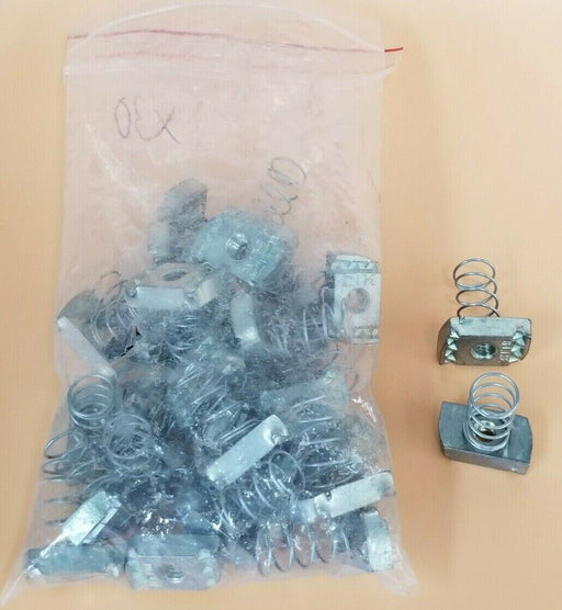 LOT OF 30 NEW COOPER B-LINE SPRING NUTS, 3/8"