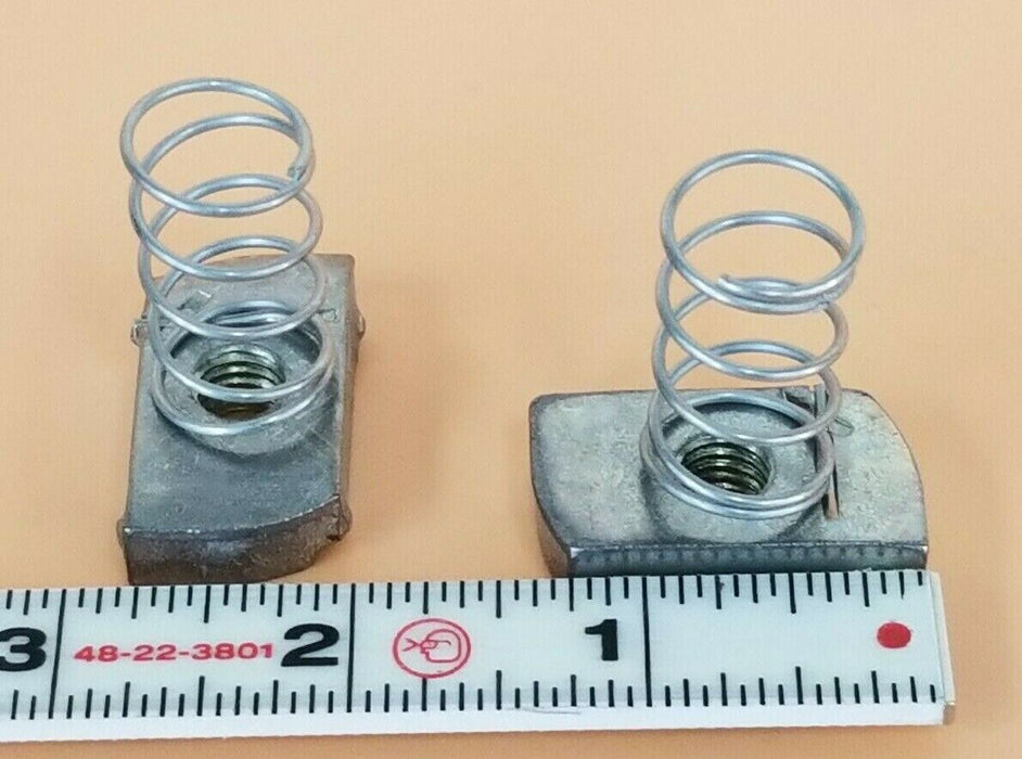 LOT OF 30 NEW COOPER B-LINE SPRING NUTS, 3/8"