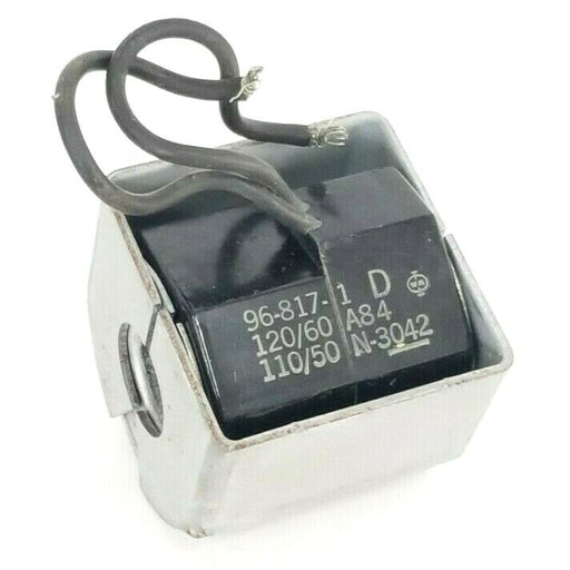 ASCO 96-817-1-D SOLENOID COIL 110-120V 50-60HZ A84 N-3042 W/ HOUSING