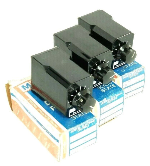 LOT OF 3 MEC MASTER ELECTRONIC CONTROLS DMOK12D180B TIME DELAY RELAYS 12VDC