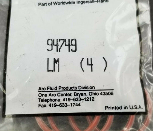 NEW BAG OF 4 ARO IR 94749 O-RINGS LM (4)