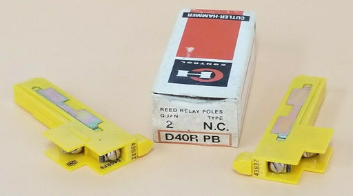 LOT OF 2 NEW EATON CUTLER HAMMER D40RPB REED RELAYS 1 N.C