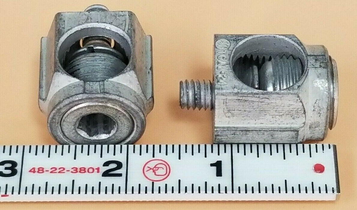 LOT OF 2 GENERAL ELECTRIC TCAL-24 CIRCUIT BREAKER LUGS TCAL24