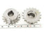 LOT OF 2 AVE INDUSTRIES Z\18-1/2 SPROCKETS 18-TOOTH 1'' IN. KEYED BORE Z1812