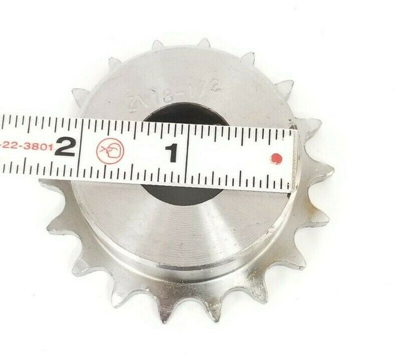 LOT OF 2 AVE INDUSTRIES Z\18-1/2 SPROCKETS 18-TOOTH 1'' IN. KEYED BORE Z1812