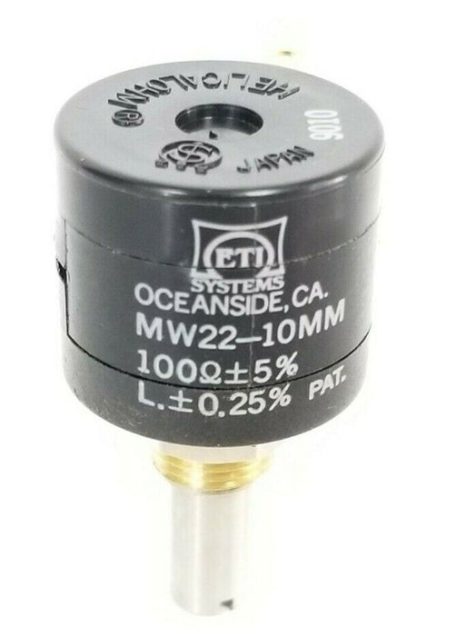 NEW ETI SYSTEMS MW22-10MM POTENTIOMETER 100+5% MW2210MM