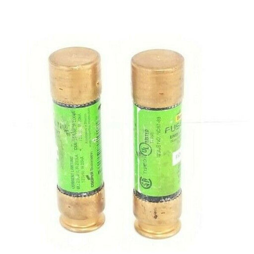 LOT OF 2 COOPER BUSSMANN FRN-R-60 FUSETRON FUSES 60AMP, 250VAC