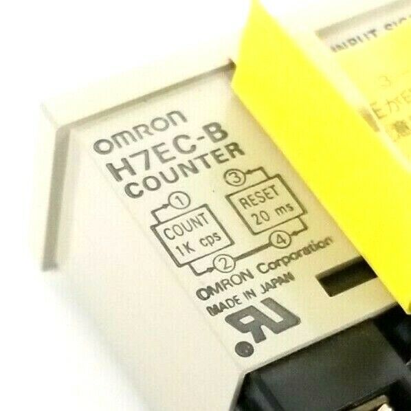 OMRON H7EC-B COUNTER MODULE W/ MOUNTING BRACKET H7ECB
