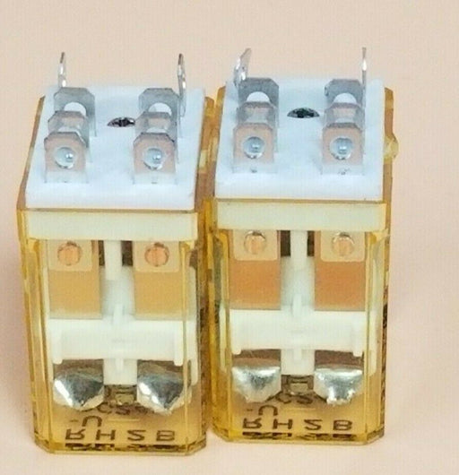 LOT OF 2 IDEC RH2B-U DC24V RELAYS RH2BU, 24VDC