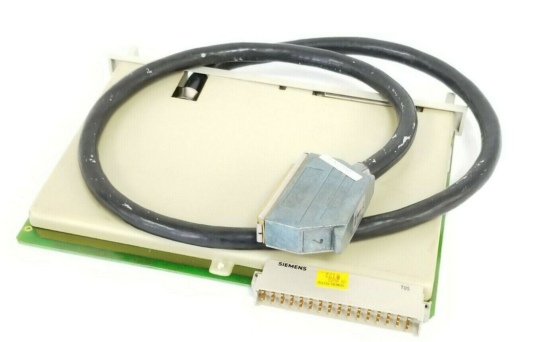 SIEMENS 6ES5 312-3AB31 INTERFACE MODULE W/ CABLE GWK-X20 C79040-A0092-C216-05-85