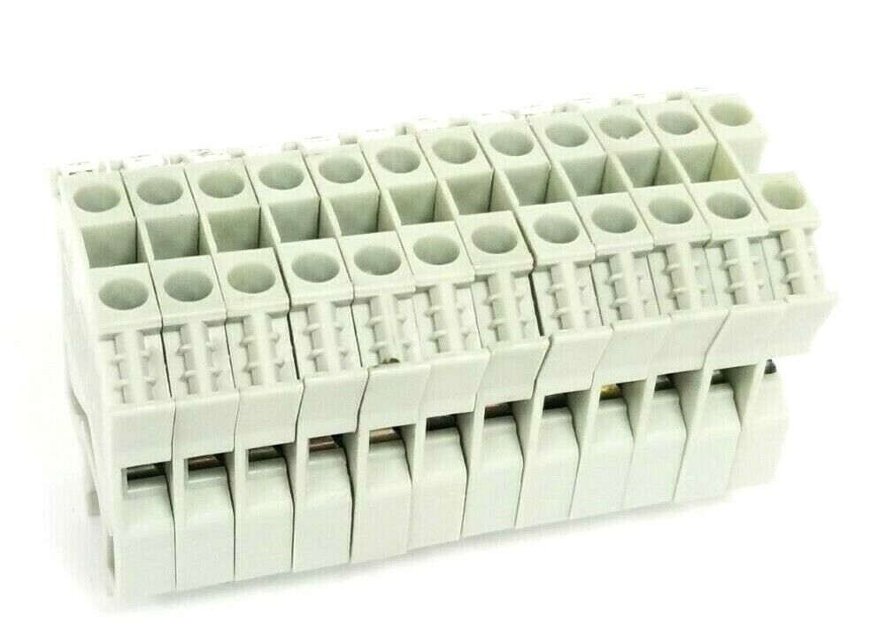 LOT OF 12 SPRECHER & SCHUH VR 2-6 TERMINAL BLOCKS 16-8AWG 600V 55A