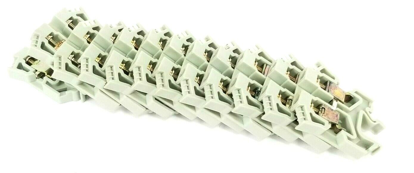 LOT OF 12 SPRECHER & SCHUH VR 2-6 TERMINAL BLOCKS 16-8AWG 600V 55A