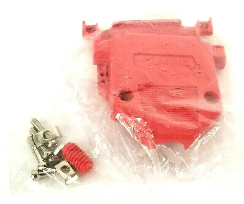 LOT OF 16 NEW IN BAG AIM ELECTRONICS 40-9725HXRE SUB CONNECTORS 25-PIN RED