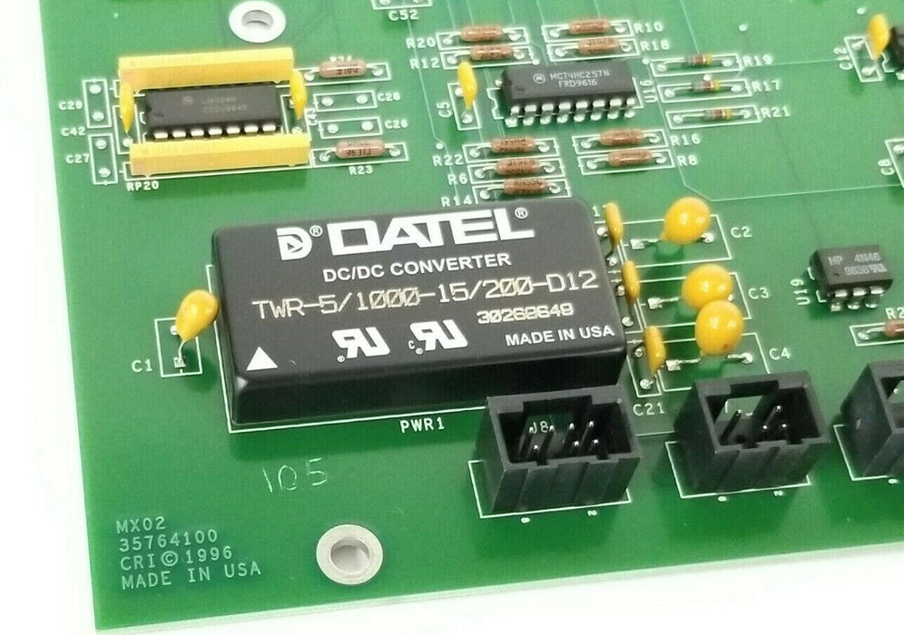 ALTRON 35764200 DC/DC CONVERTER BOARD MX02 TWR-5/1000-15/200-D12 REPAIRED