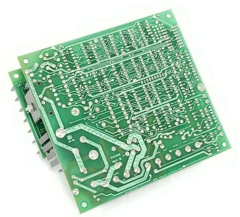 INDUSTRIAL DEVICES CORP. D2200 CONTROL BOARD REV. B W/ VS-001A BOARD REV. F